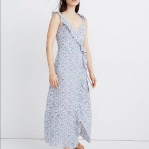 Madewell Ruffled Wrap Dress